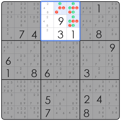 sudoku unique rectangle